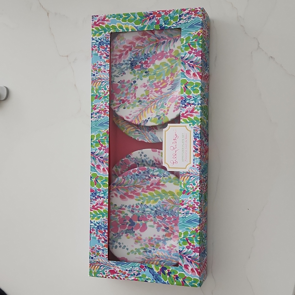 Lilly Pulitzer Appetizer Plates